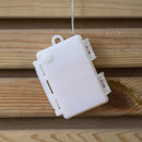 1.2m Battery Operated Christmas Star Curtain Lights with 140 White LEDs