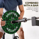 SPORTNOW Olympic Weight Plates With 5cm Holes For Weight Lifting