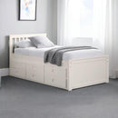 OLIVIA BED WITH UNDERBED AND DRAWERS - SURF WHITE