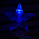 Set of 4 Battery Operated LED Multi Coloured Spiral Tree Path Lights Christmas Decoration with Timer