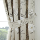 D & D Eve Pencil Pleat Curtains in Natural