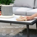 Outsunny 4 Piece Garden Furniture Set with Cushions for Patio, Light Grey