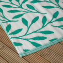 1.5m x 2.1m Green Leaves Large Outdoor Alfresco Patio Rug Mat