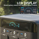 HOMCOM Portable Power Station With 600W AC/USB-A & USB-C Output