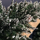 Premier Christmas Rocky Mountain Garland 2.7m  Snow Flocked with Cones