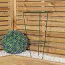 Tom Chambers Urban Green Conical Garden Plant Support Ring 30cm -  Medium