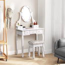 Livingandhome Elegant Lighted Makeup Vanity Desk