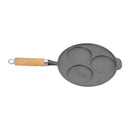 Breeins 3-Hole Cast Iron Frying Pan