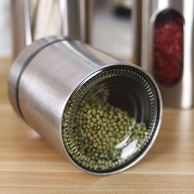 Lifeideas Set of 4 Stainless Steel Food Storage Containers