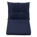 Breeins 2Pcs Outdoor Sofa Cushion Backrest Set