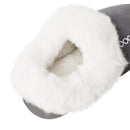 Anti-Slip & Warm Slippers - 7.5UK - Black, Khaki Or Grey
