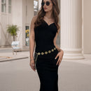 3Pcs Necklace Teardrop Dangle Earrings Bracelet Jewelry Set