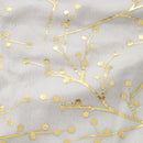 Lifeideas Hot Stamping Golden Twig Plush Christmas Tree Skirt