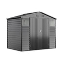 Breeins 8x5.7FT Metal Apex Roof Garden Storage Shed