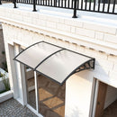 Garden Sanctuary Window Door Awning Canopy with Brackets