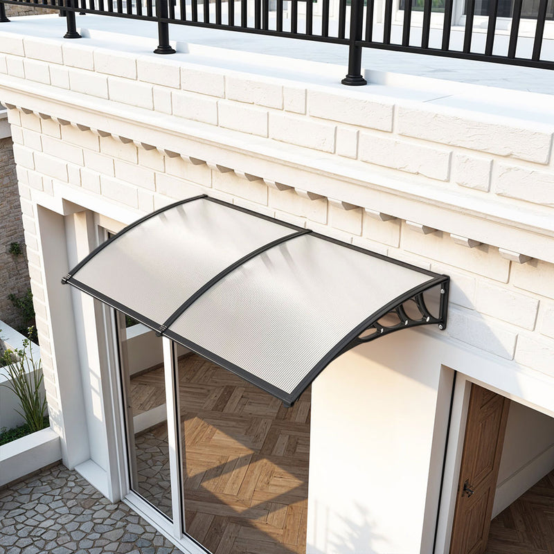 Garden Sanctuary Window Door Awning Canopy with Brackets