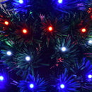 Christmas Time 3ft 90cm Green Fibre Optic Artificial Christmas Tree-Multi colour LED Lights