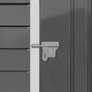 Breeins 4.6 X 6FT Outdoor Metal Pent Roof Garden Storage Shed