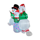 Lifeideas Christmas Inflatable Snowman Family