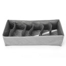 Lifeideas 3 Packs Underwear Drawer Organizer Storage Box Bra Tidy Socks Ties Draw Divider