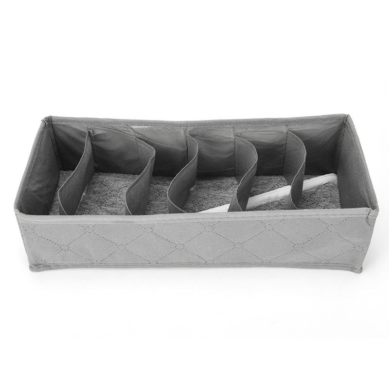 Lifeideas 3 Packs Underwear Drawer Organizer Storage Box Bra Tidy Socks Ties Draw Divider