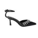 Elegant Pointed-Toe Heels with Adjustable Ankle Strap