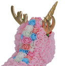 Lifeideas Artificial Rose Foam Unicorn Gift Box