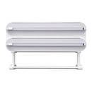 Lifeideas 2PCS Magnetic Fridge Storage Shelf with Hooks