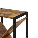 Livingandhome 5-Tier Floor Standing Tree Bookshelf Storage Rack