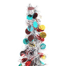 Lifeideas 150cm Multi-Colour Tinsel Christmas Tree