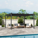 Breeins Heavy Duty Patio Pergola Sun Shelter