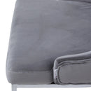 Livingandhome Upholstered Tufted Velvet Buttoned Dining Chair