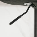 HOMCOM Set Of 2 Microfibre Retro Tub Bar Stools Metal Frame Footrest Seat Green/Blue