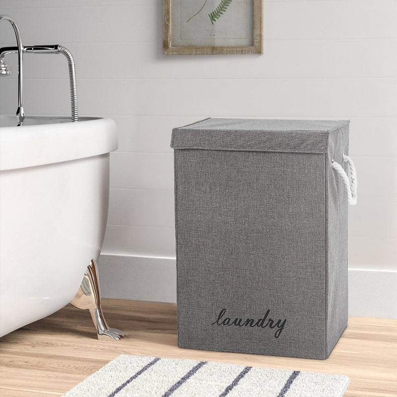 Lifeideas Home Laundry Storage Basket with Lid