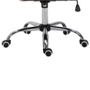 Vinsetto Office Chair PU Diamante Padded Ergonomic 360° Swivel - White/Grey/Pink