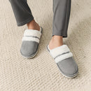 Anti-Slip & Warm Plush Slippers - Mules - Grey