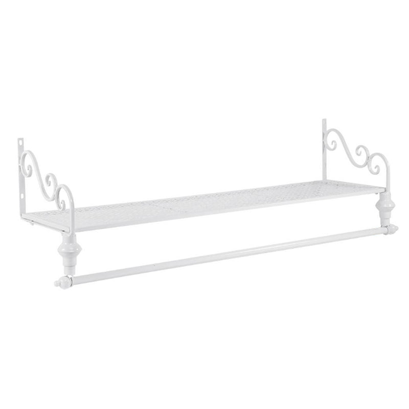 Lifeideas Wall Mounted Metal Clothes Garment Shop Display Rack with Shelf