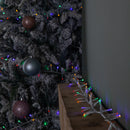 50m 2000 LED TreeBrights Christmas String Lights with Timer in Multi-Coloured on Clear Cable