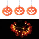 Smiley Pumpkin String Lights Decoration