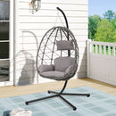 Breeins Hanging Chair with Stand and Cushion