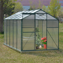 Breeins Aluminium Hobby Greenhouse With Base And Window Opening