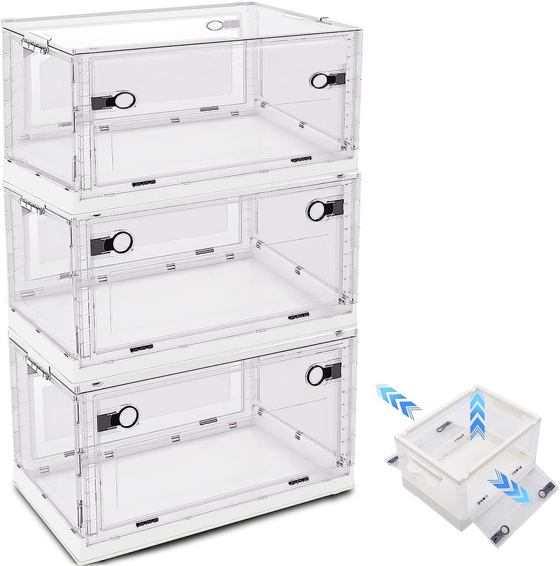 Lifeideas 3-Piece Mobile Folding Storage Box