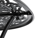 Garden Sanctuary Round Patio Dining Table with Umbrella Hole