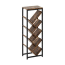 Livingandhome 9-Tier Floor Standing Tree Bookshelf Storage Rack