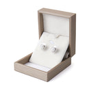 Heart-Shaped Stud Earrings