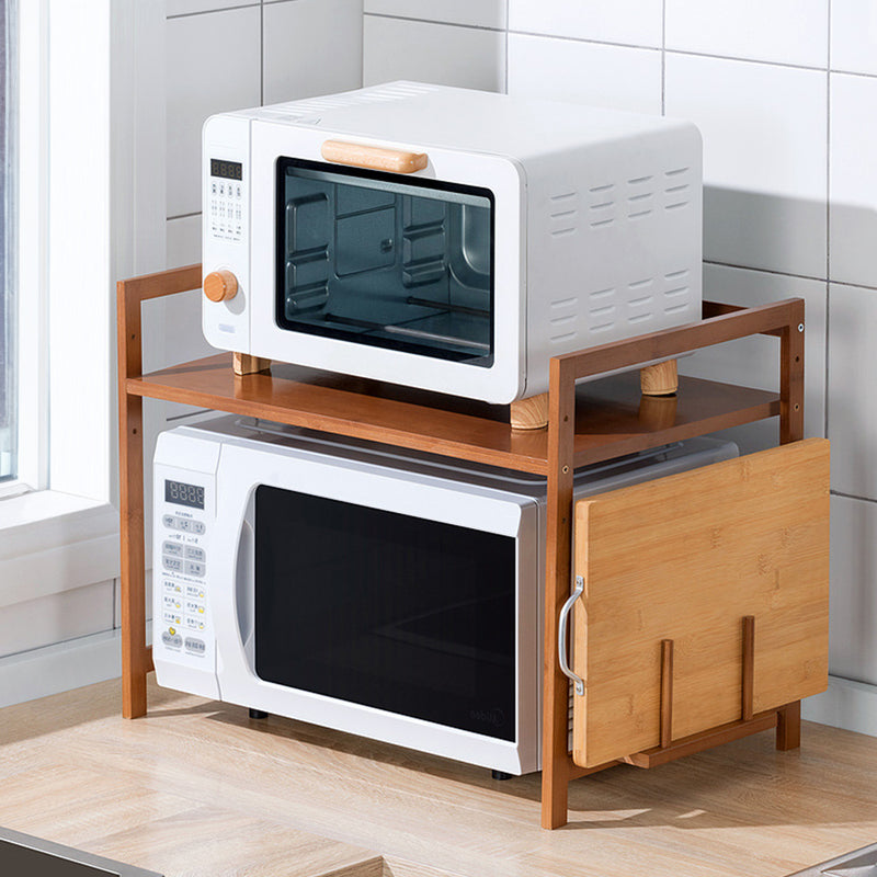 Lifeideas Wooden Spice Rack Organizer with Hooks