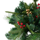 Lifeideas 1 Pack Artificial Christmas Tree Urn Filler Decoration with String Lights