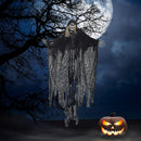 Halloween Hanging Skeleton Ghost with Sensor