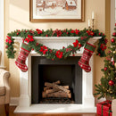 Lifeideas 2.7m Pre-lit Artificial Christmas Garland Decorations