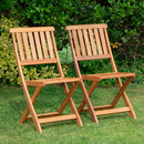 Outdoor 4 Person Folding Square Wooden Garden Dining Table Chairs Green Parasol and Base Set
